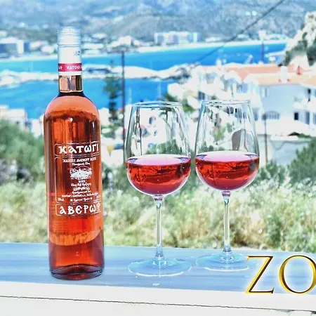 Zoe's House W/ Panoramic View 2br Ac 5min Walk Dt * Karpathos